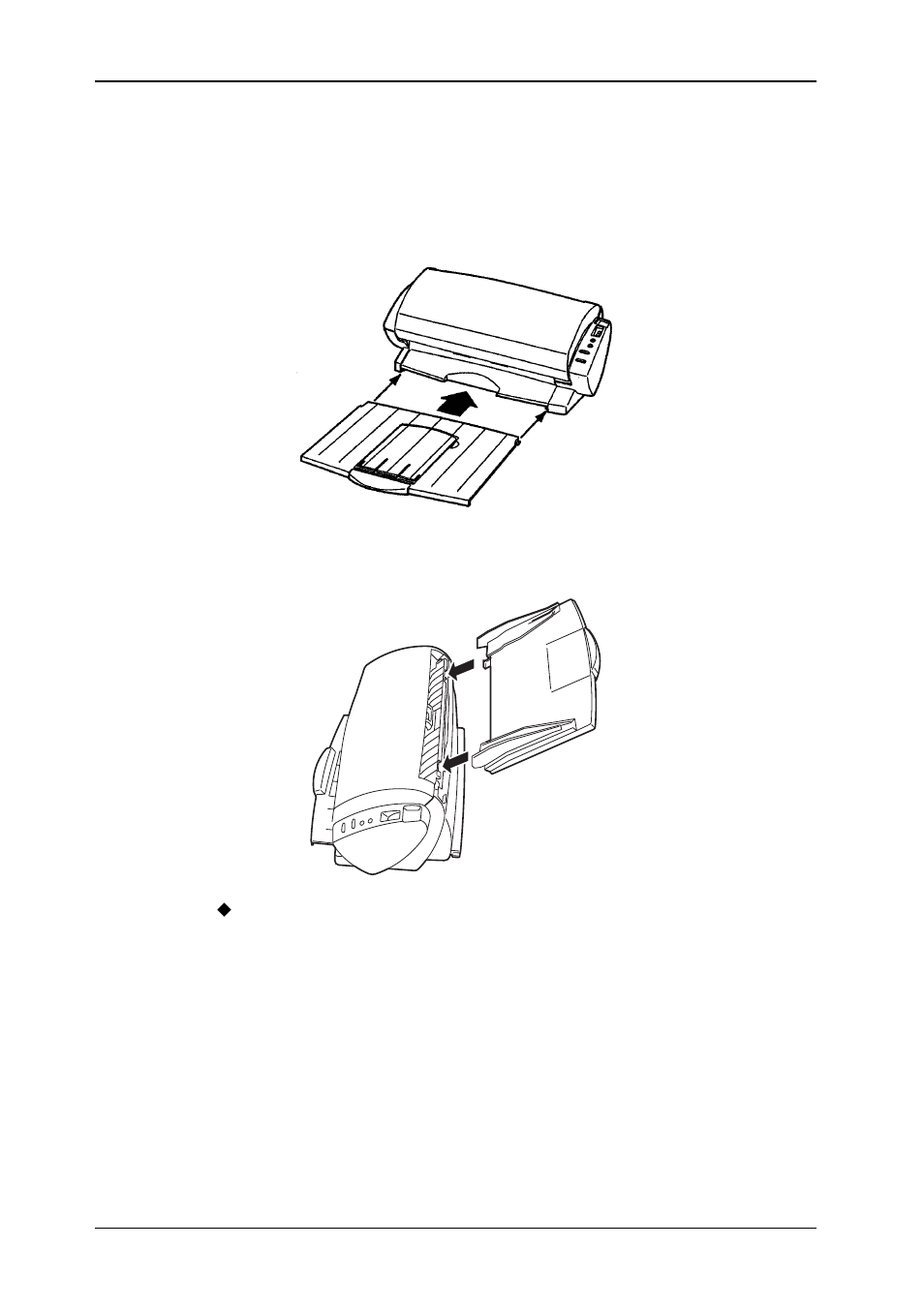 Mounting the document support -2, 2 mounting the document support | FUJITSU fi-4110CU User Manual | Page 14 / 40