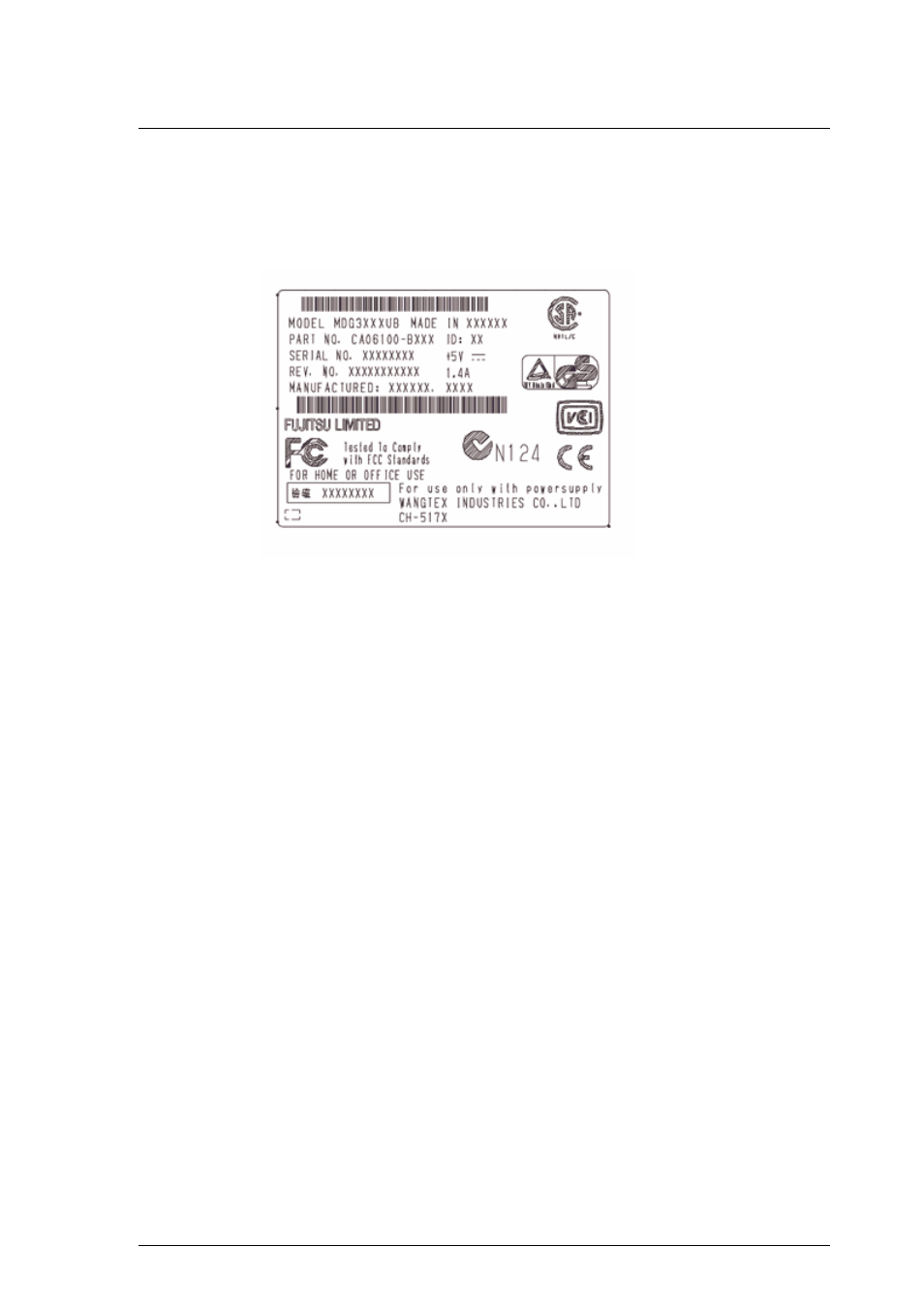 4 unit version number | FUJITSU OPTICAL DISK DRIVES MDG3130UB User Manual | Page 21 / 42