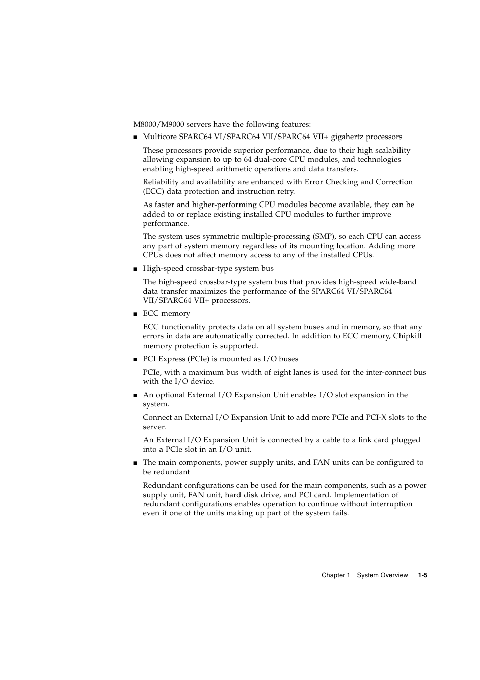 FUJITSU SPARC ENTERPRISE SERVER M9000 User Manual | Page 17 / 64