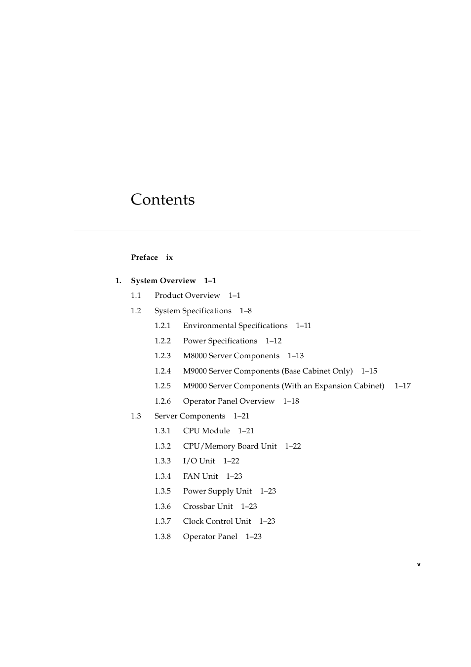 FUJITSU SPARC ENTERPRISE SERVER M9000 User Manual | Page 5 / 64