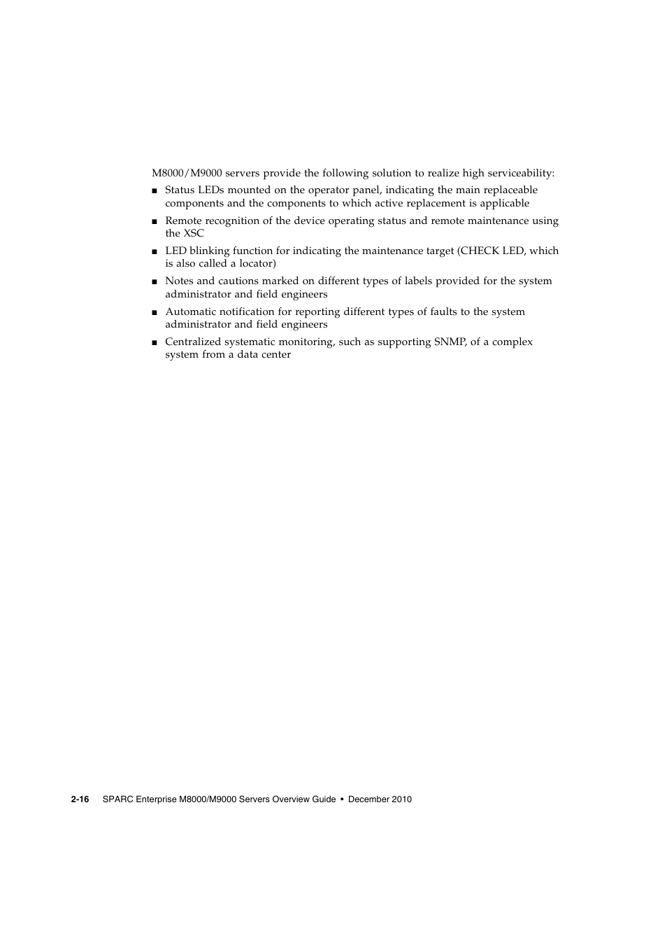 FUJITSU SPARC ENTERPRISE SERVER M9000 User Manual | Page 56 / 64