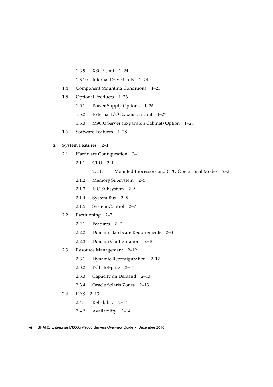 FUJITSU SPARC ENTERPRISE SERVER M9000 User Manual | Page 6 / 64