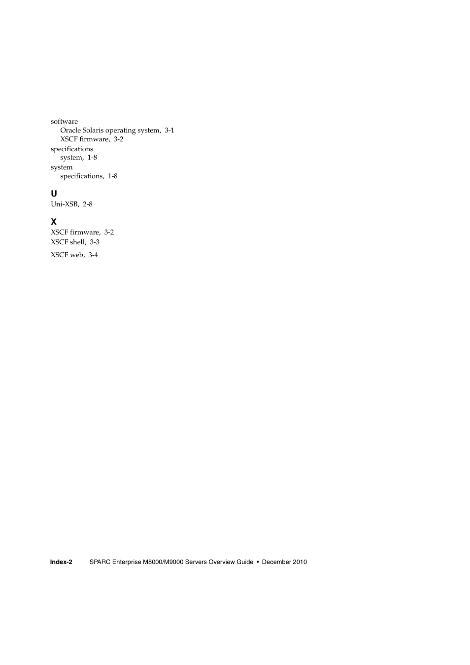 FUJITSU SPARC ENTERPRISE SERVER M9000 User Manual | Page 64 / 64