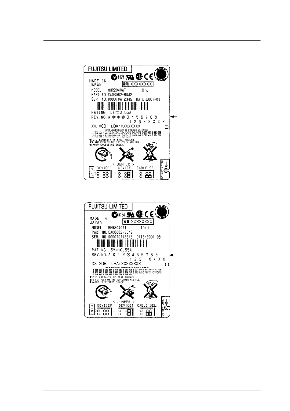 FUJITSU MHR2040AT User Manual | Page 21 / 40