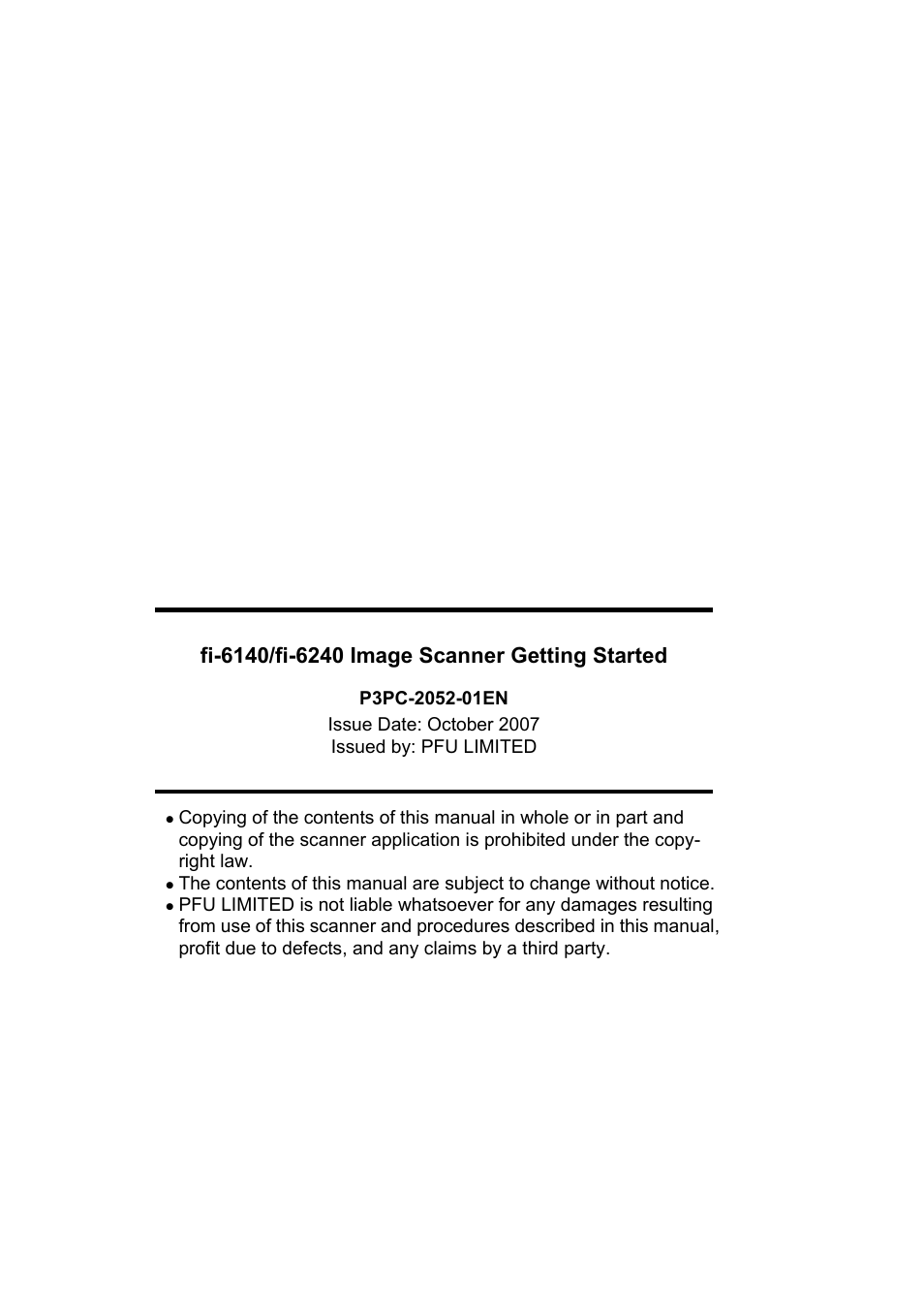 FUJITSU Fi-6240 User Manual | Page 20 / 20