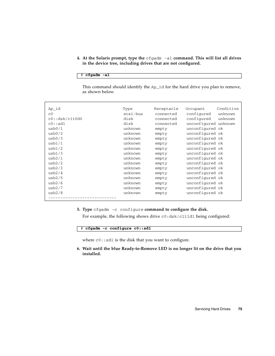 FUJITSU SPARC T5120 User Manual | Page 101 / 240