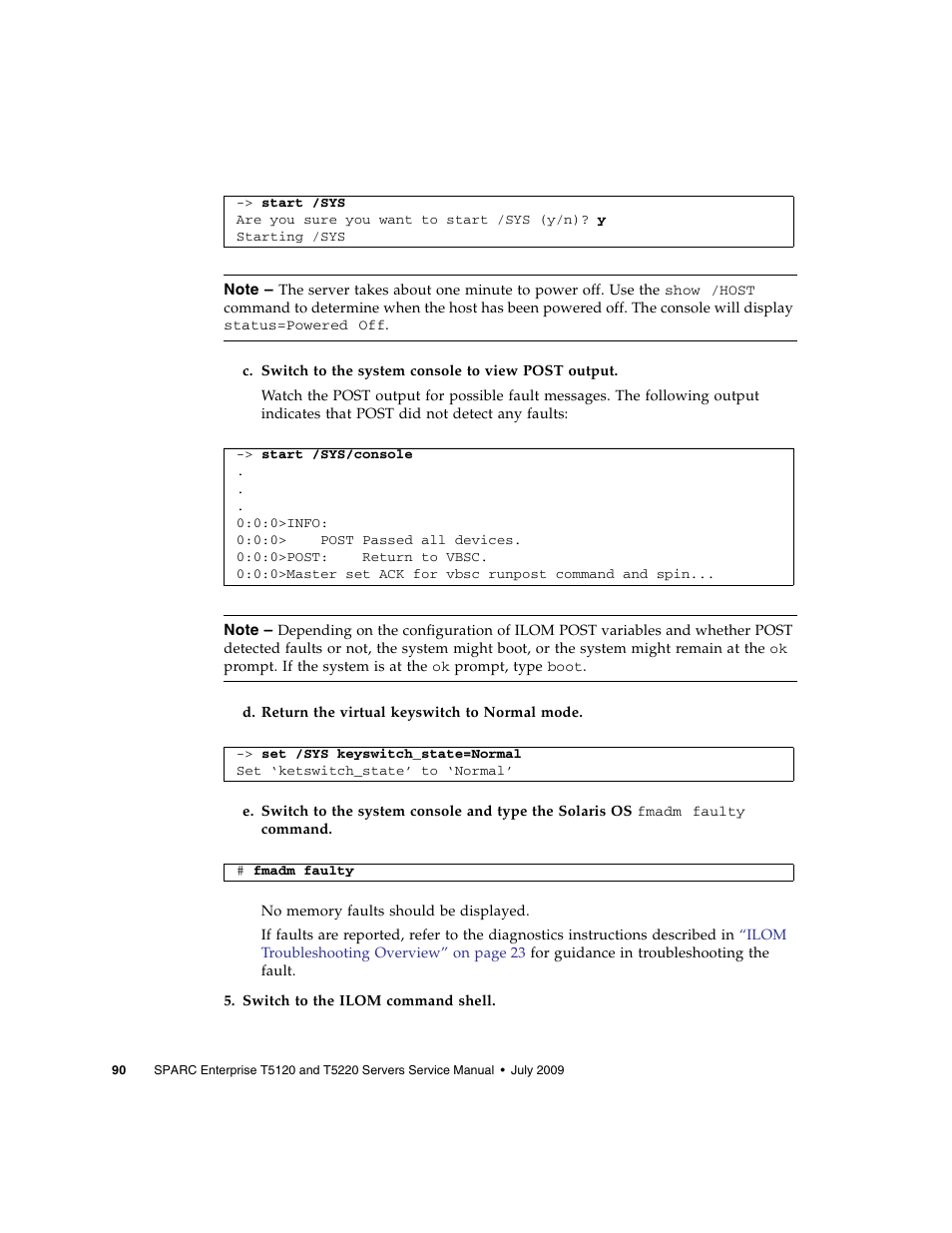 FUJITSU SPARC T5120 User Manual | Page 116 / 240