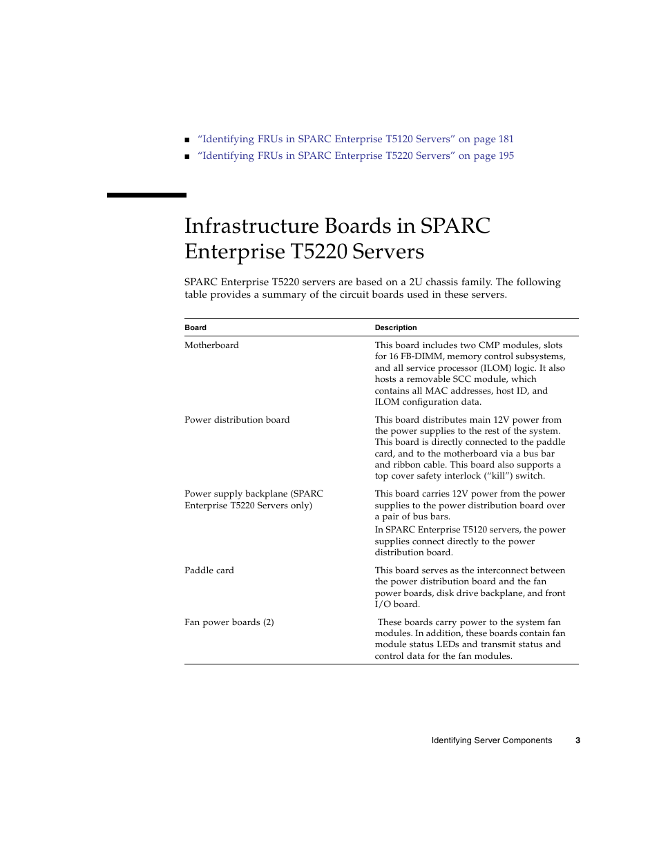 FUJITSU SPARC T5120 User Manual | Page 29 / 240