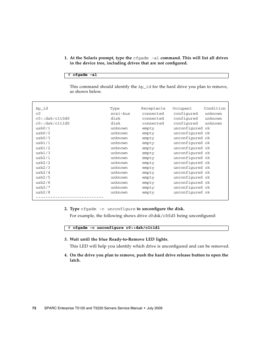 FUJITSU SPARC T5120 User Manual | Page 98 / 240