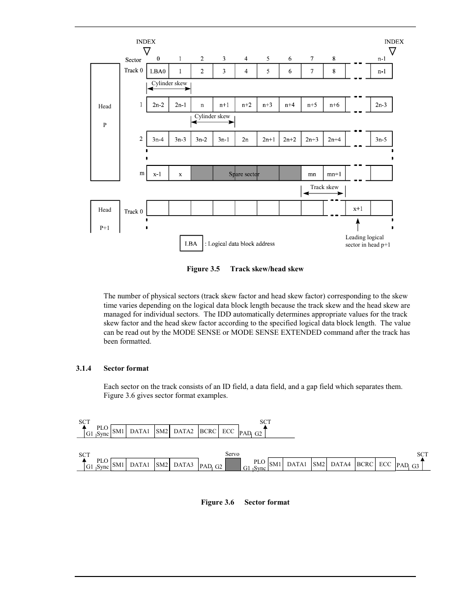4 sector format | FUJITSU MAS3367FC User Manual | Page 43 / 114