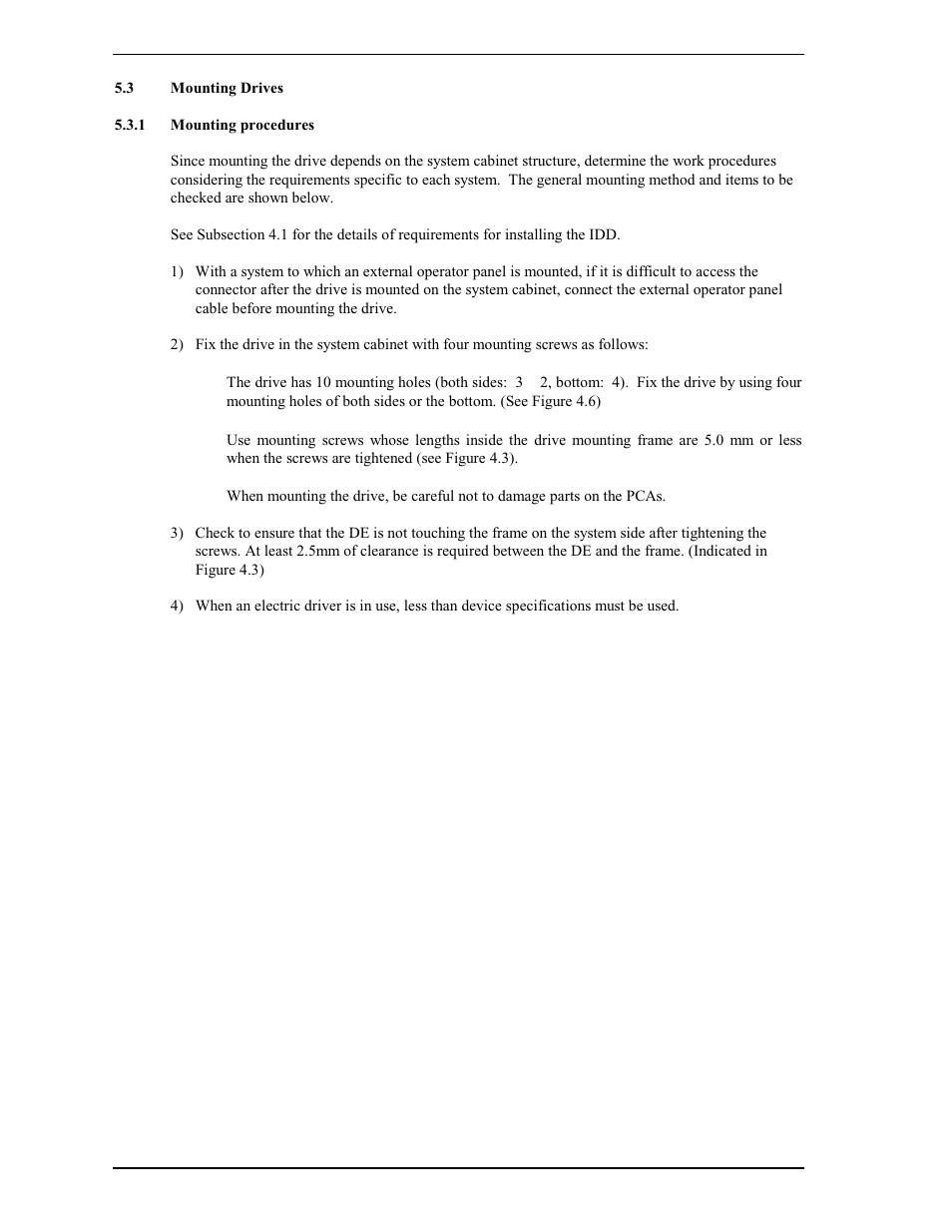 3 mounting drives, 1 mounting procedures | FUJITSU MAS3367FC User Manual | Page 66 / 114