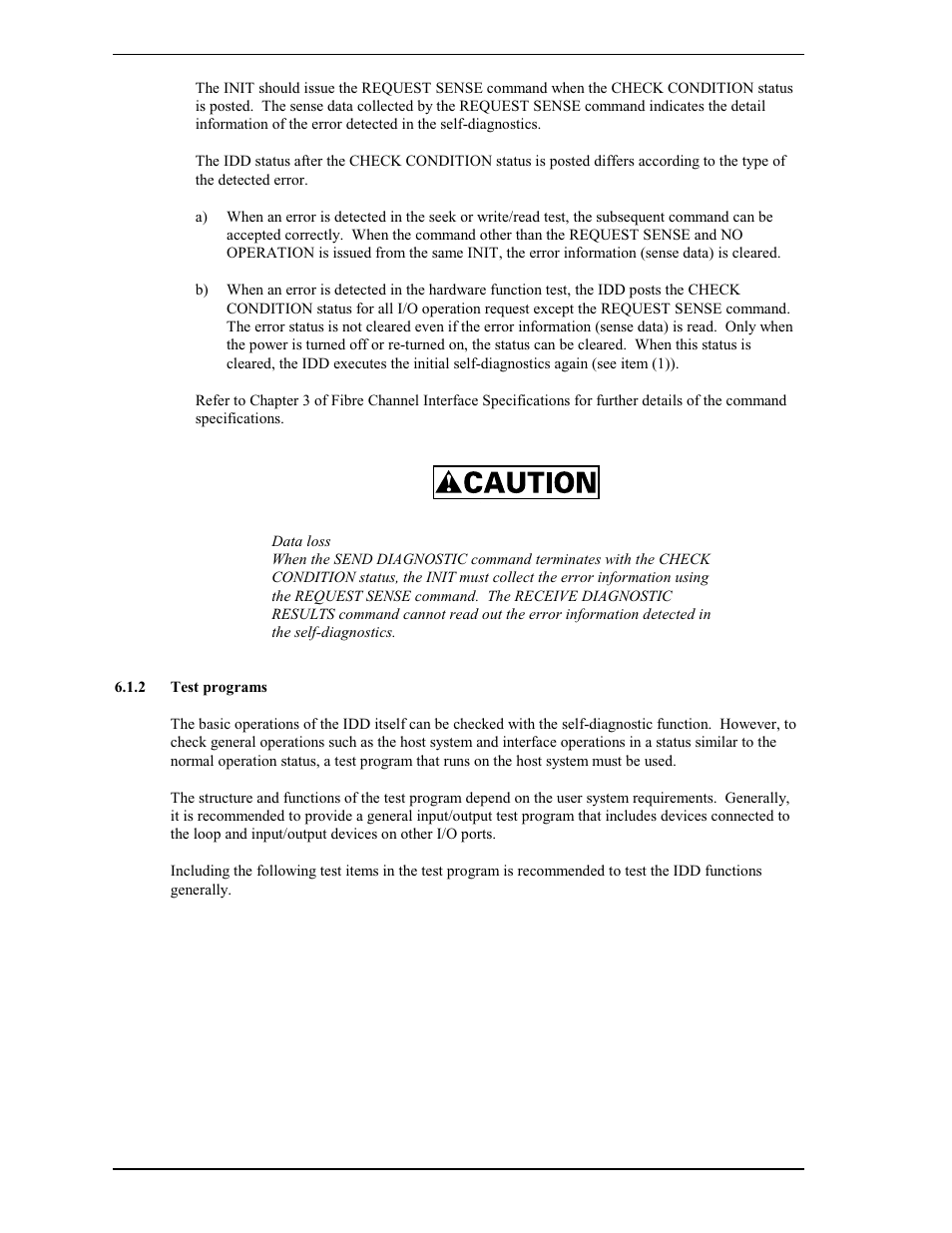 2 test programs | FUJITSU MAS3367FC User Manual | Page 82 / 114