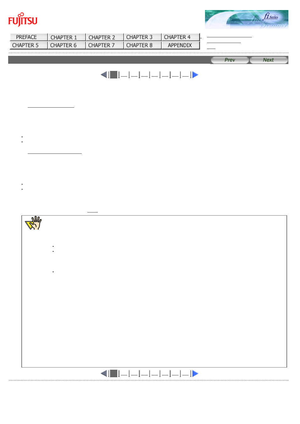 6 saving scanned images in pdf format (1), Attention | FUJITSU Image Scanner fi-5220C User Manual | Page 65 / 157