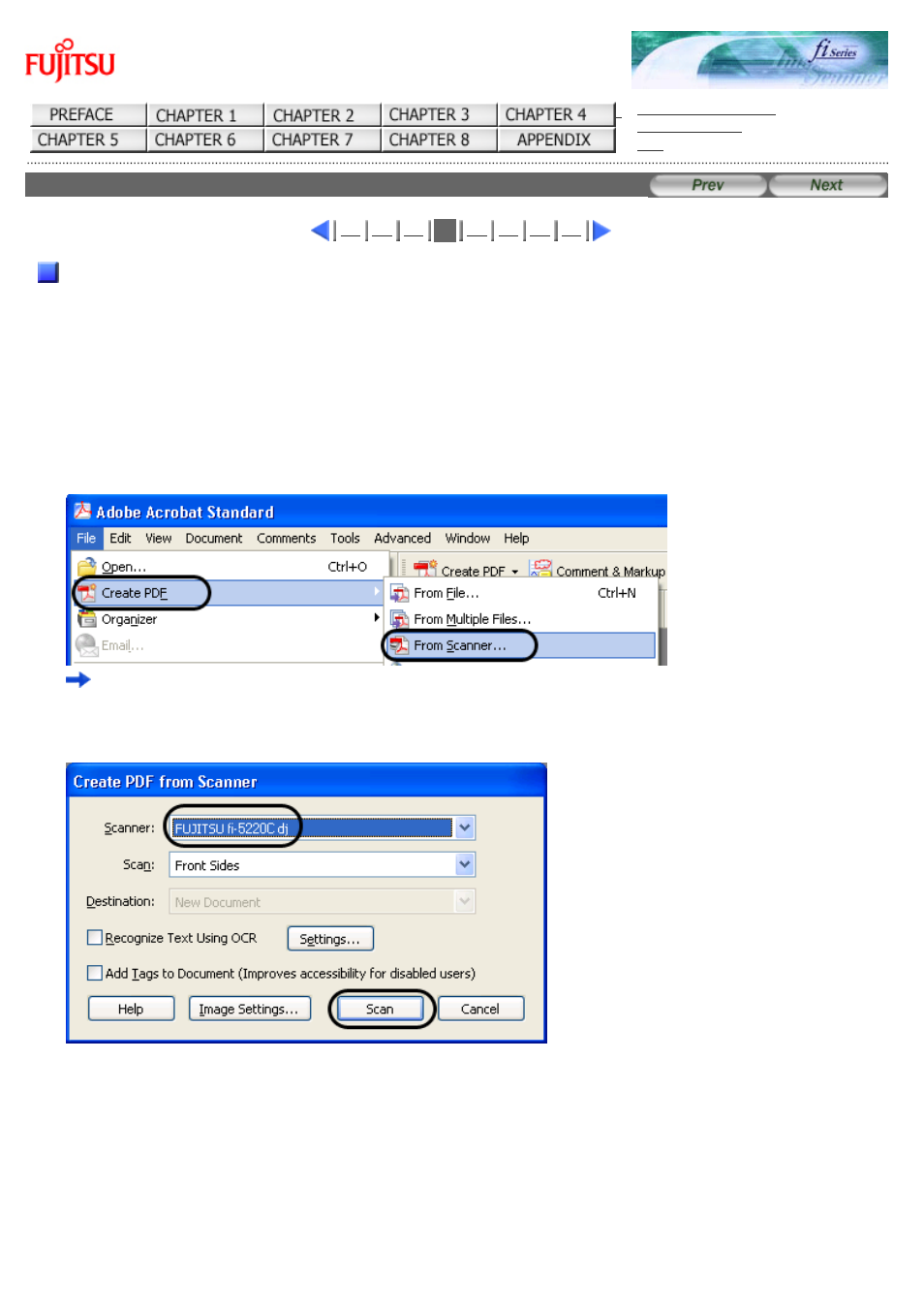 Using adobe acrobat | FUJITSU Image Scanner fi-5220C User Manual | Page 69 / 157