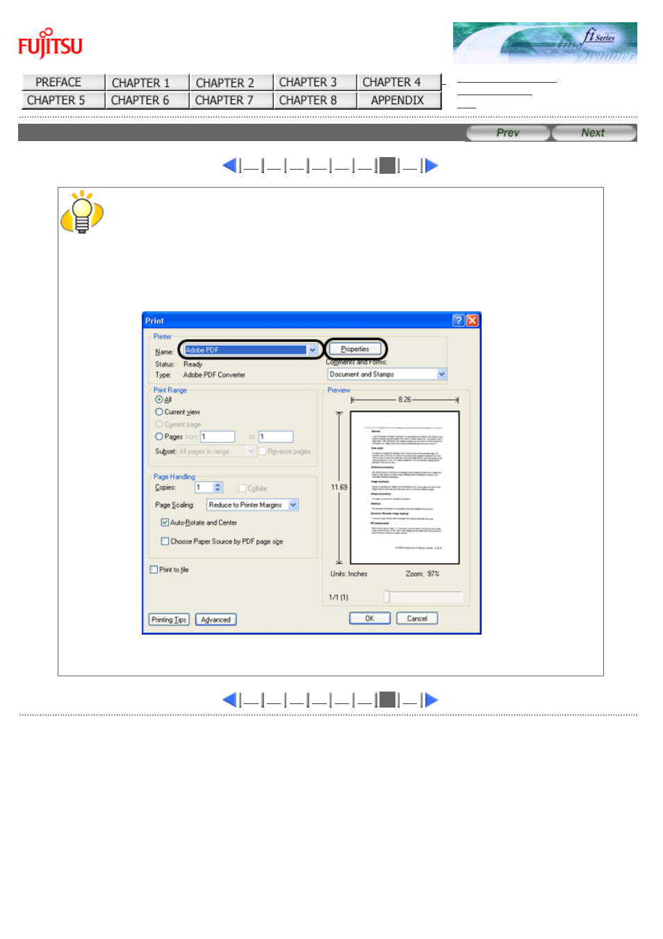 Hints | FUJITSU Image Scanner fi-5220C User Manual | Page 73 / 157