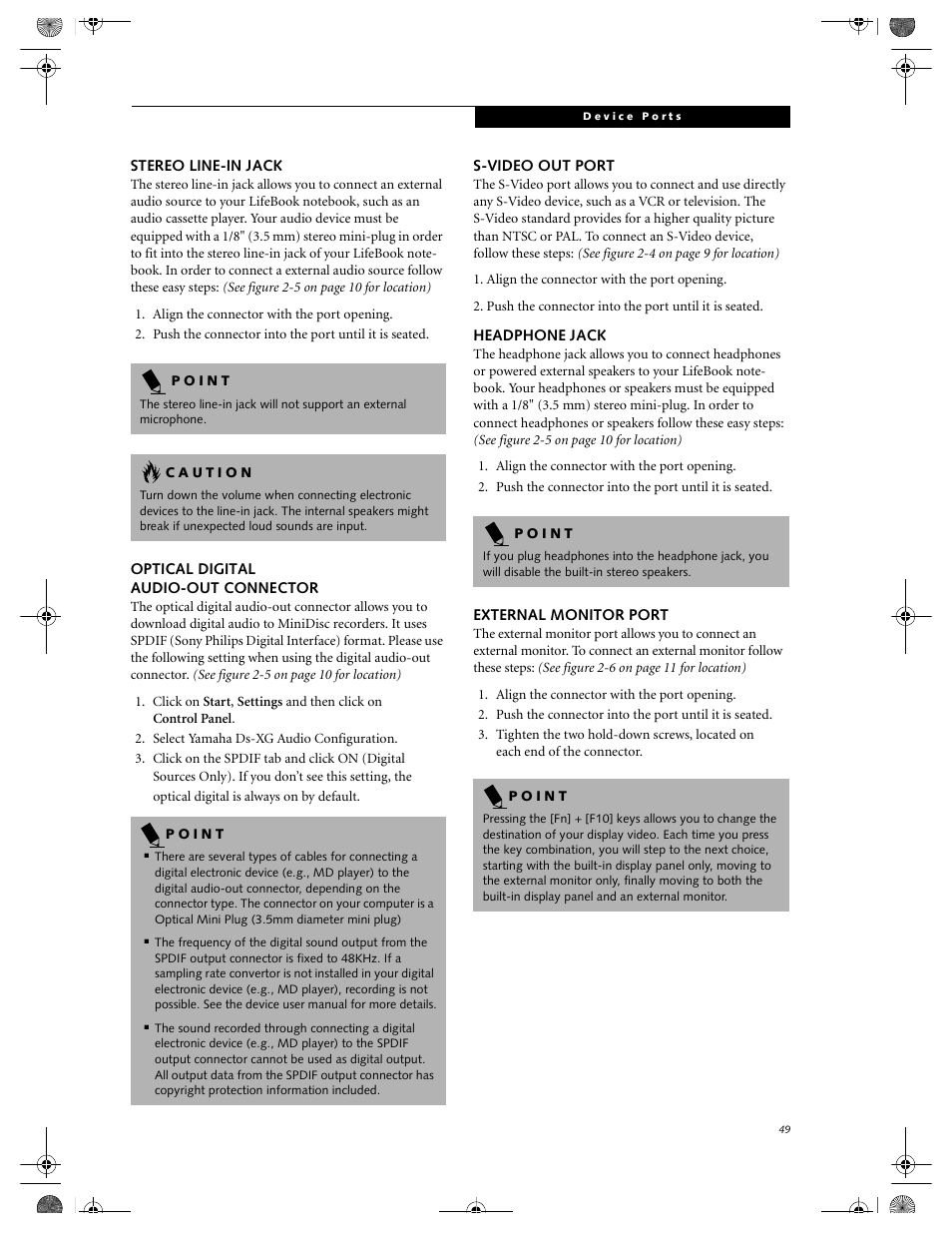 FUJITSU LIFEBOOK C2111 User Manual | Page 55 / 116