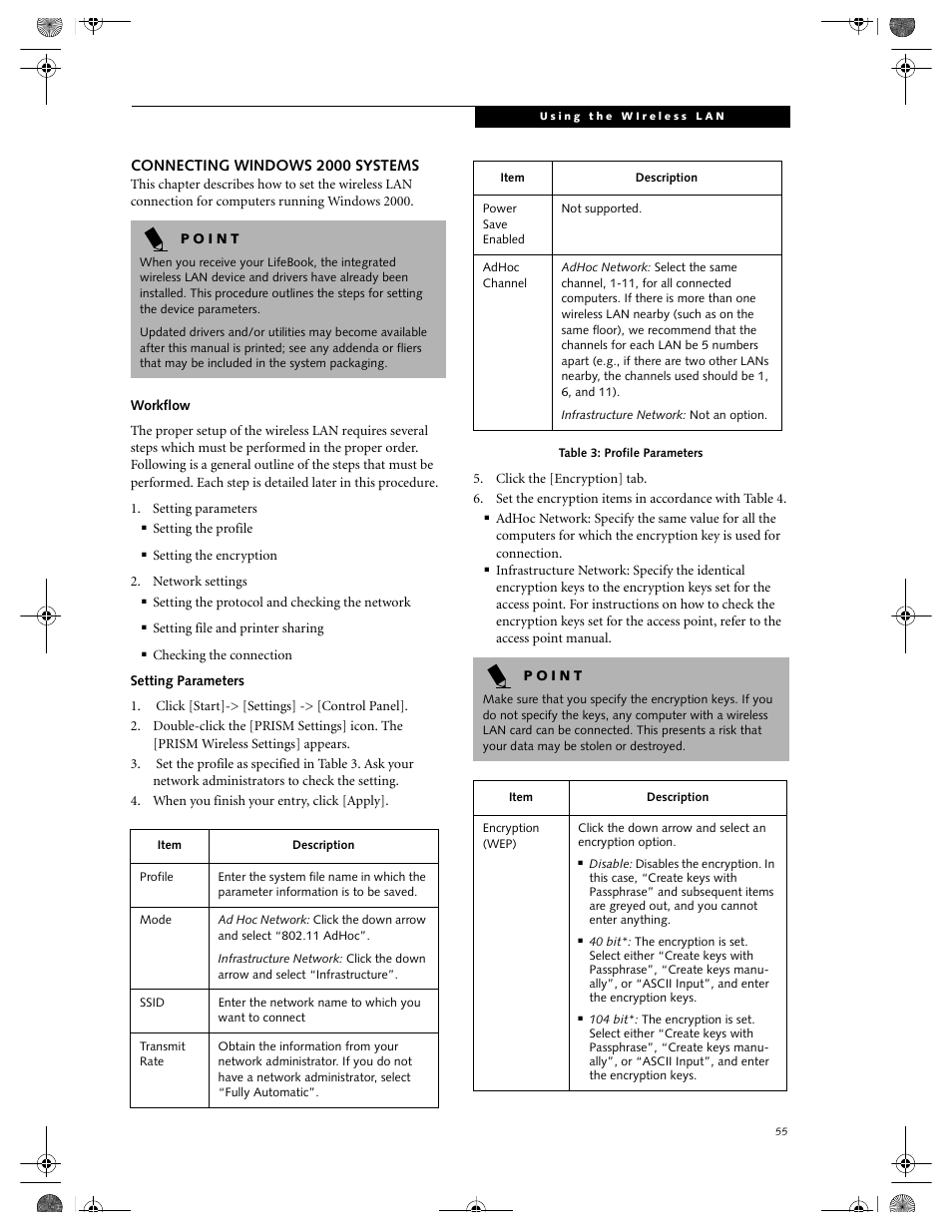 FUJITSU LIFEBOOK C2111 User Manual | Page 61 / 116