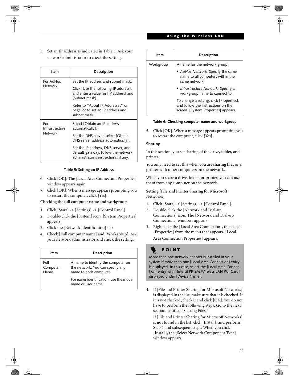 FUJITSU LIFEBOOK C2111 User Manual | Page 63 / 116