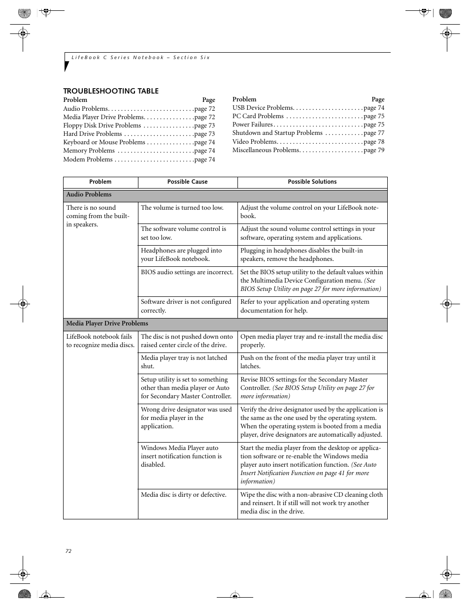 FUJITSU LIFEBOOK C2111 User Manual | Page 78 / 116