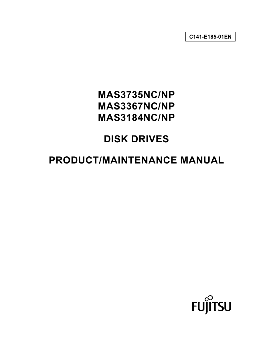 FUJITSU C141-E185-01EN MAS3184NC/NP User Manual | 130 pages