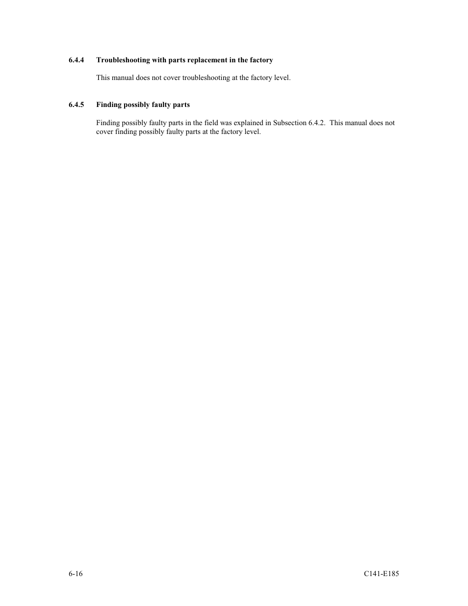 5 finding possibly faulty parts | FUJITSU C141-E185-01EN MAS3184NC/NP User Manual | Page 112 / 130