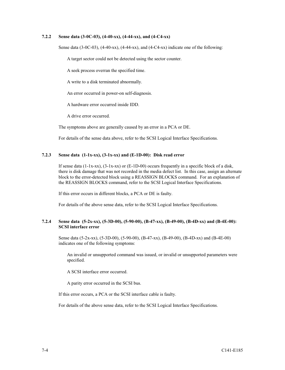 FUJITSU C141-E185-01EN MAS3184NC/NP User Manual | Page 116 / 130