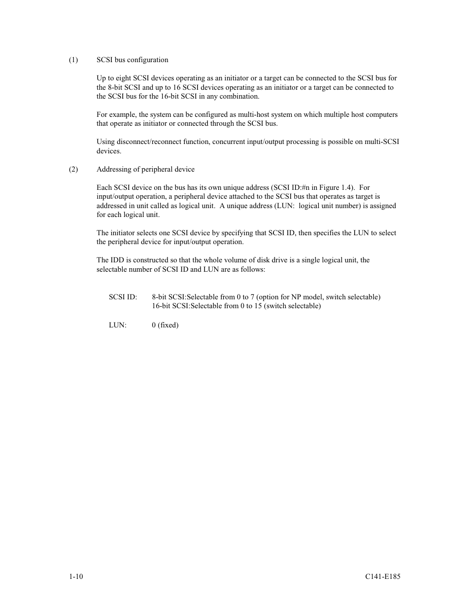 FUJITSU C141-E185-01EN MAS3184NC/NP User Manual | Page 26 / 130