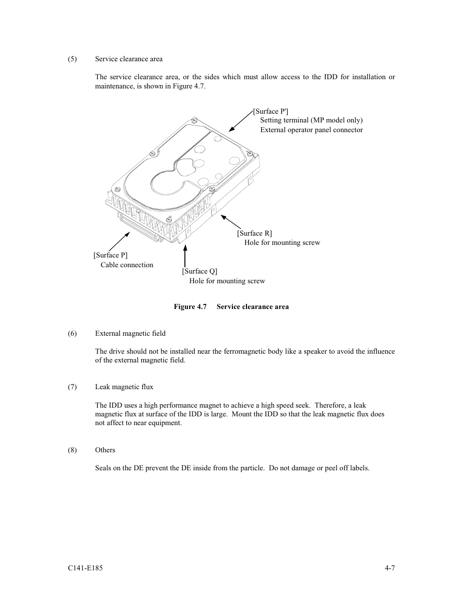 FUJITSU C141-E185-01EN MAS3184NC/NP User Manual | Page 57 / 130