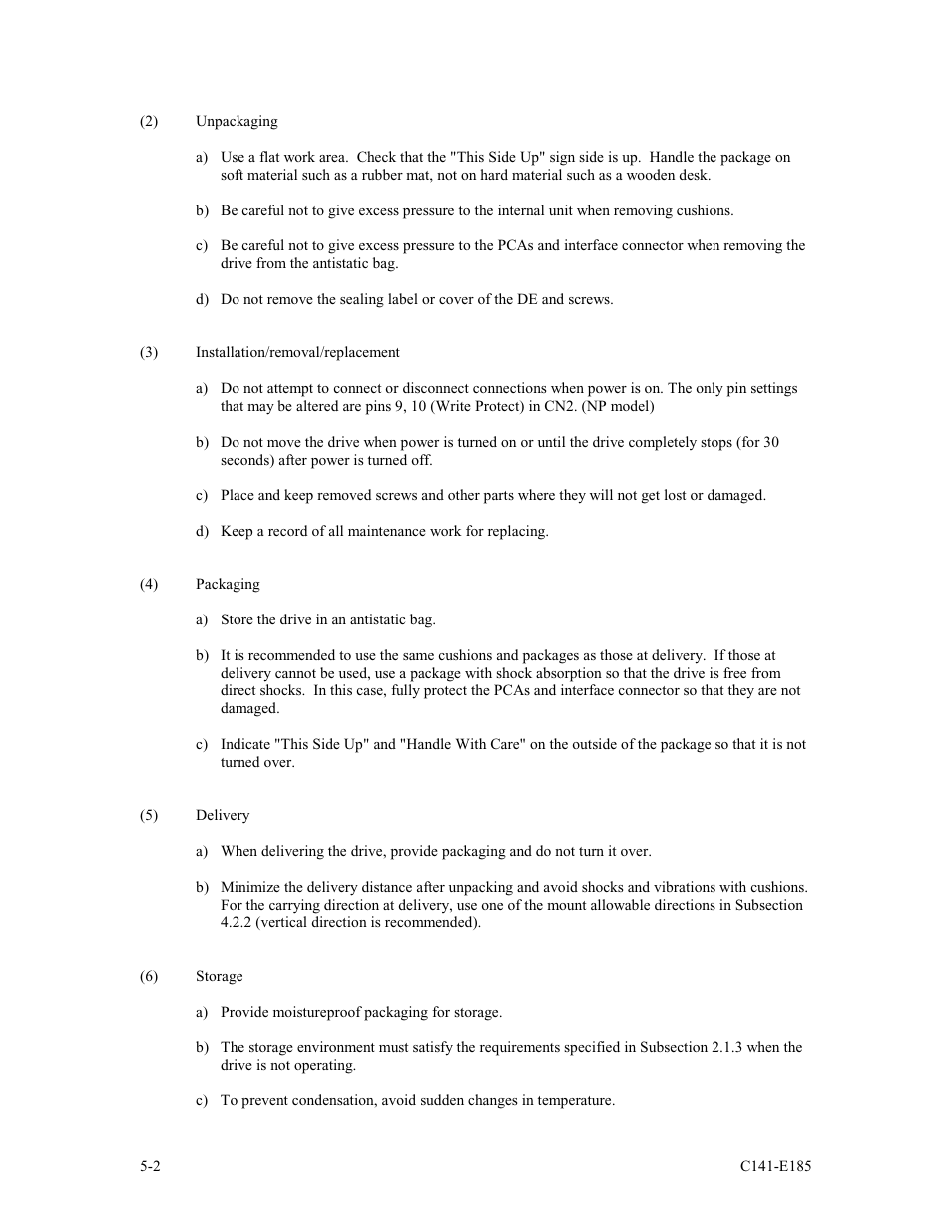 FUJITSU C141-E185-01EN MAS3184NC/NP User Manual | Page 74 / 130