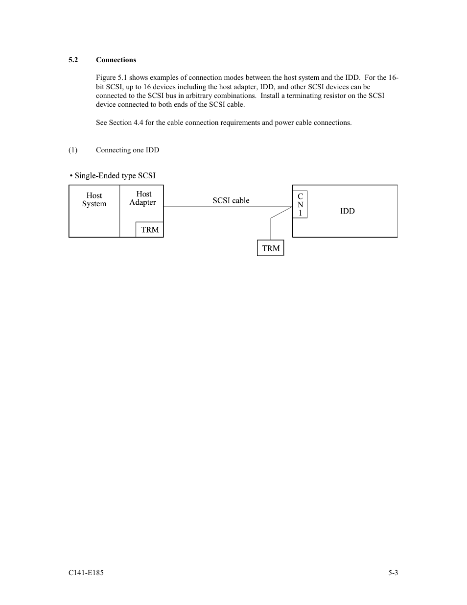 2 connections | FUJITSU C141-E185-01EN MAS3184NC/NP User Manual | Page 75 / 130