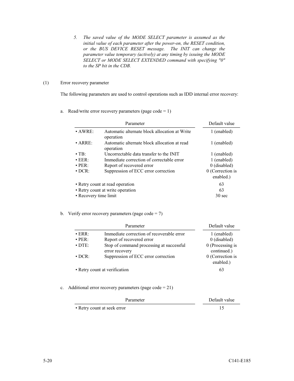 FUJITSU C141-E185-01EN MAS3184NC/NP User Manual | Page 92 / 130
