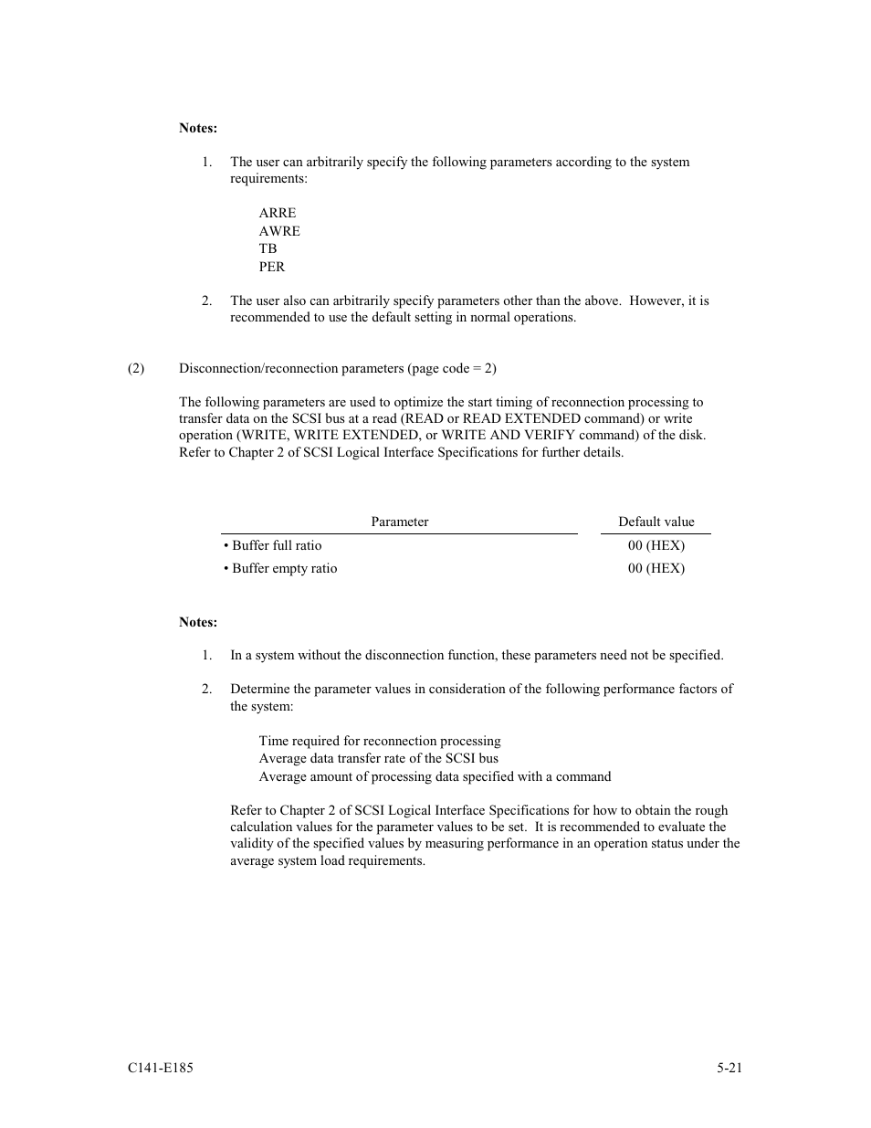 FUJITSU C141-E185-01EN MAS3184NC/NP User Manual | Page 93 / 130