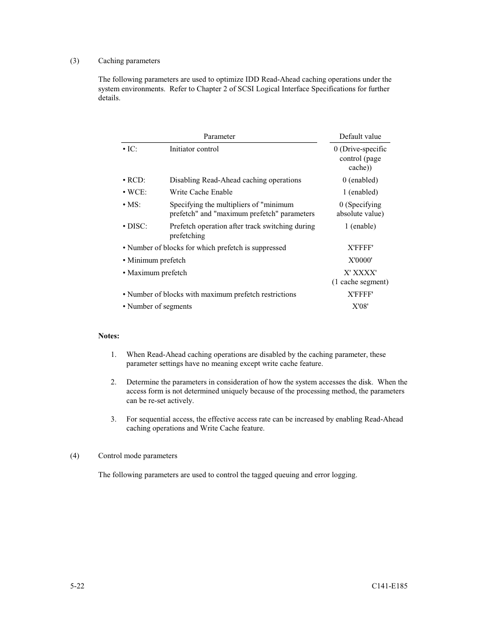 FUJITSU C141-E185-01EN MAS3184NC/NP User Manual | Page 94 / 130