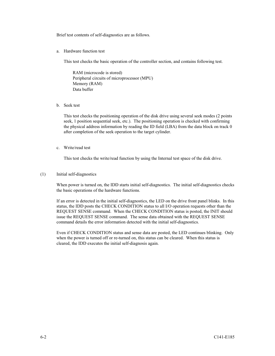 FUJITSU C141-E185-01EN MAS3184NC/NP User Manual | Page 98 / 130