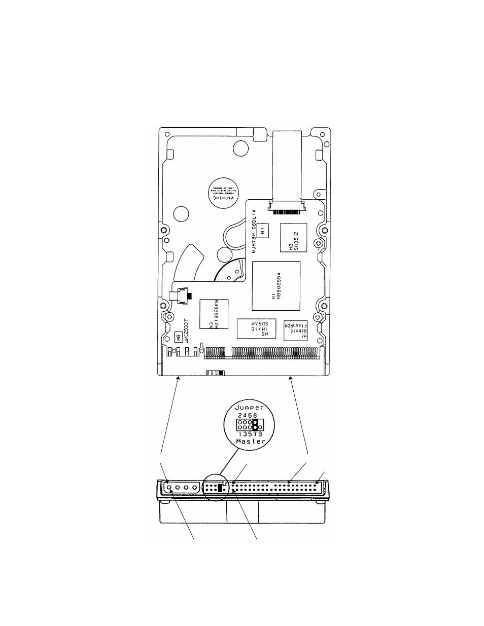 4 jumper settings, 1 location of setting jumpers | FUJITSU C141-E090-02EN User Manual | Page 41 / 189