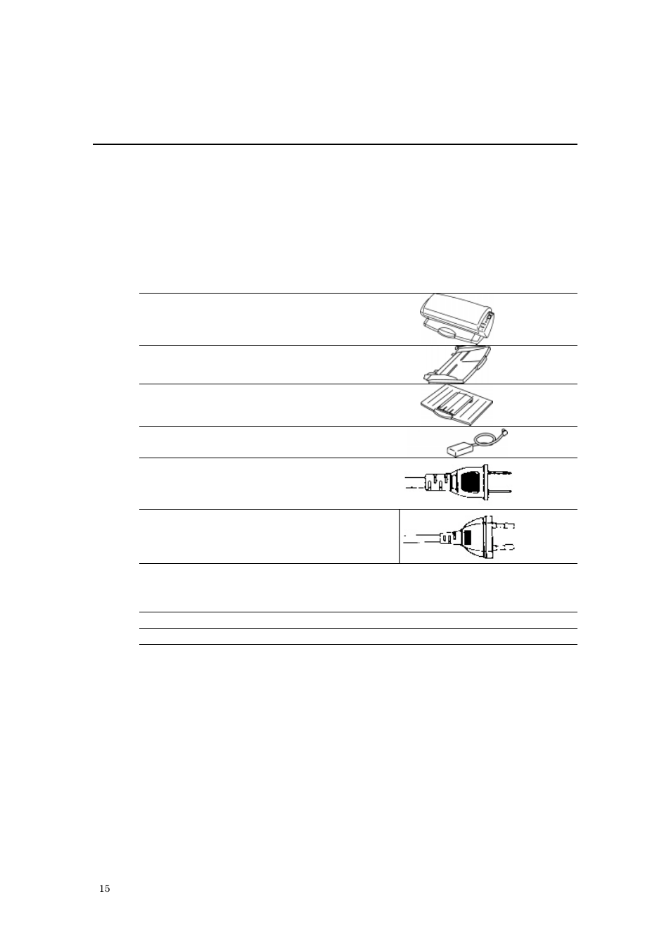 2 checking the packing contents | FUJITSU M3091DC User Manual | Page 17 / 51