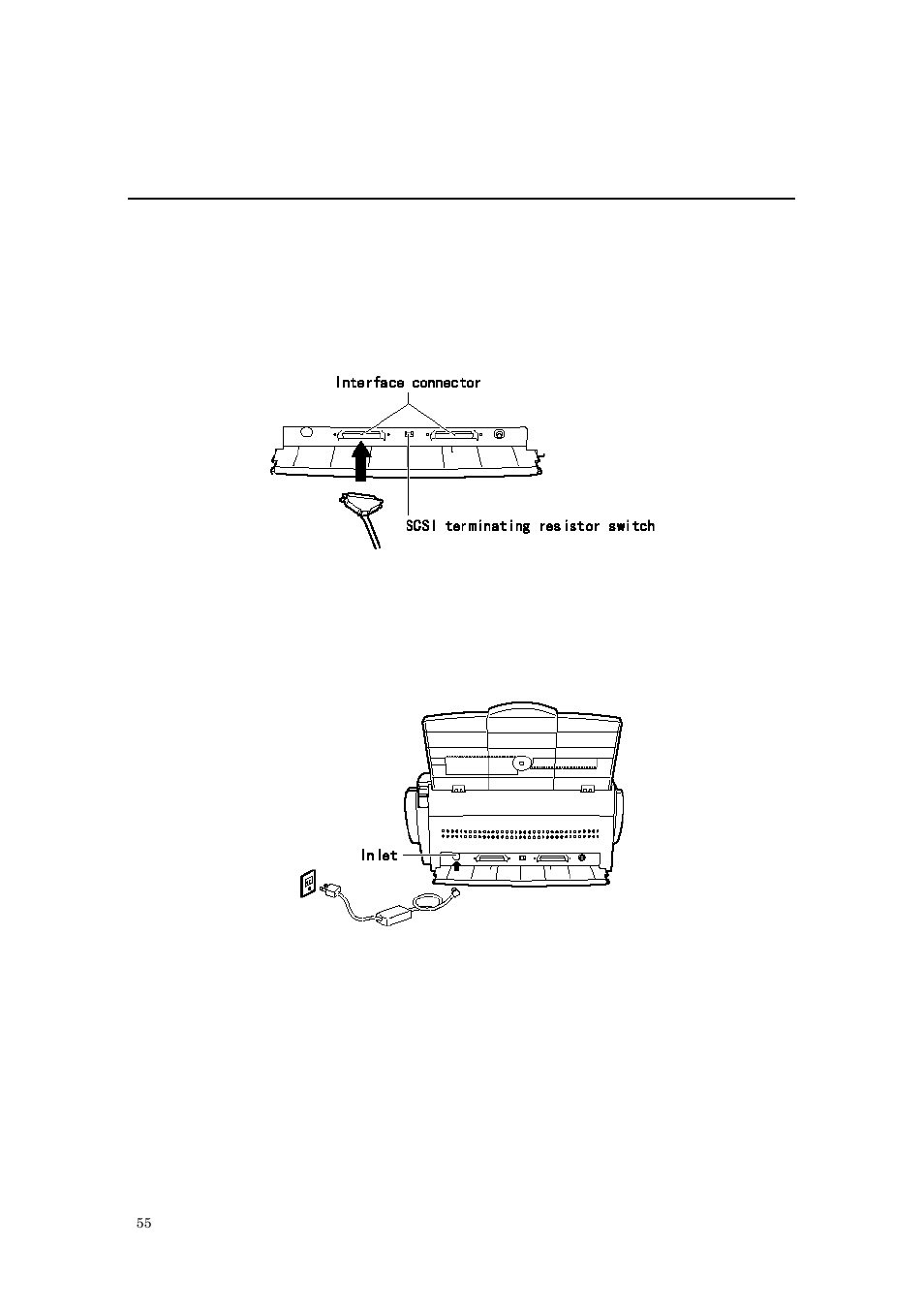 2 connecting the scsi cable, 3 connecting the power cable | FUJITSU M3091DC User Manual | Page 26 / 51