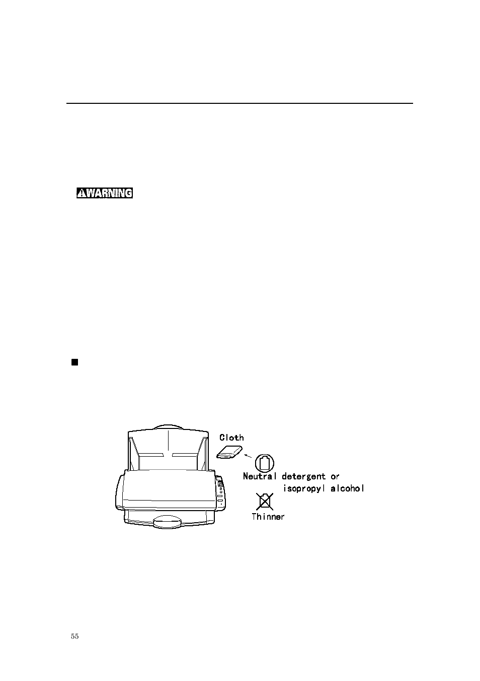 3 cleaning the scanner, 1 cleaning scanner surfaces and the paper support | FUJITSU M3091DC User Manual | Page 42 / 51