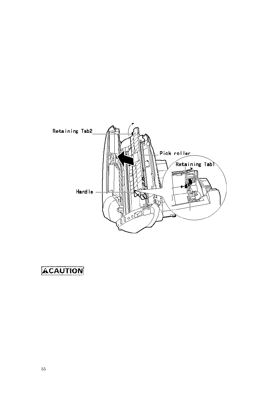 3 replacing the pick roller | FUJITSU M3091DC User Manual | Page 47 / 51