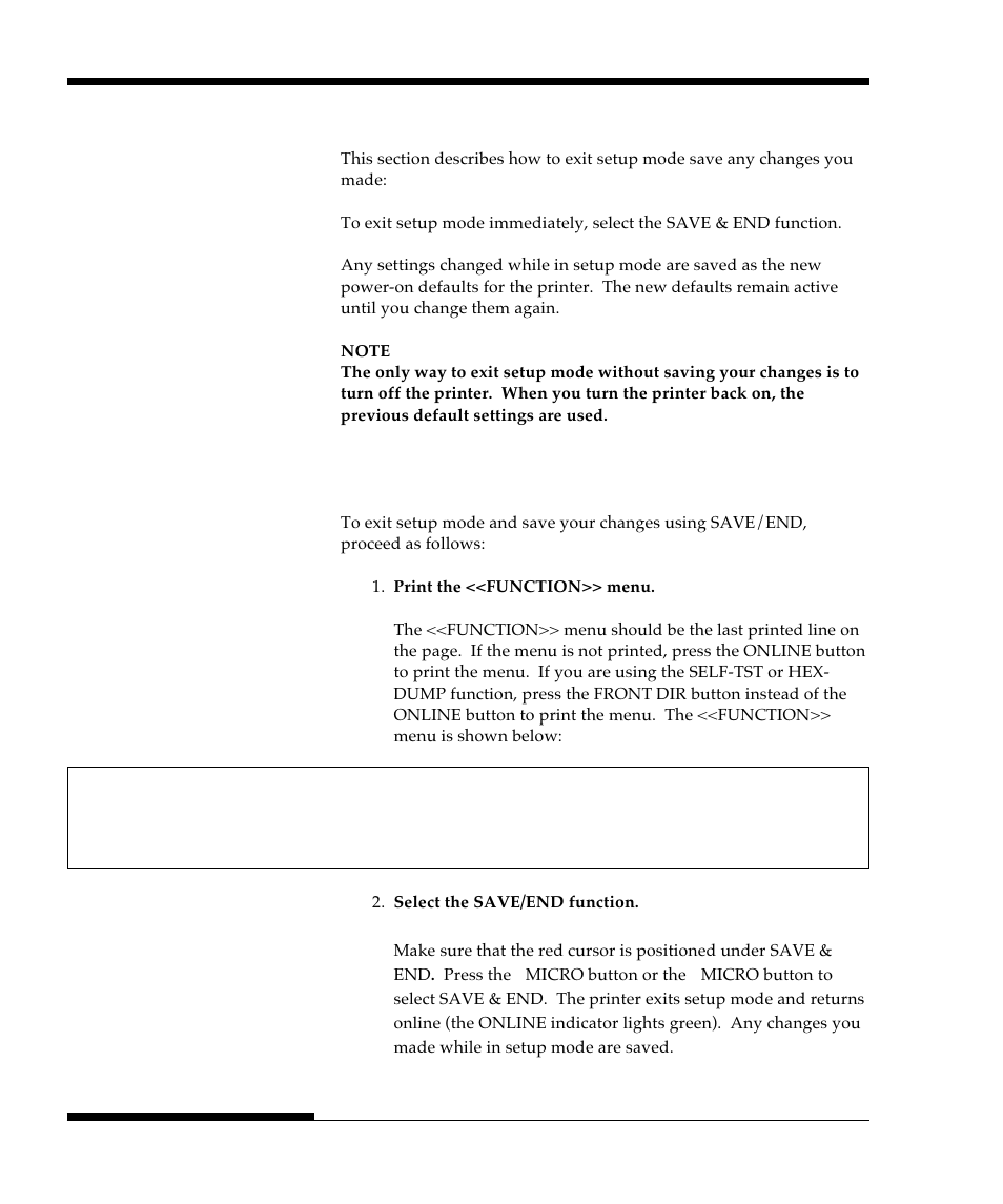 Exiting and saving | FUJITSU DL9300 User Manual | Page 131 / 250