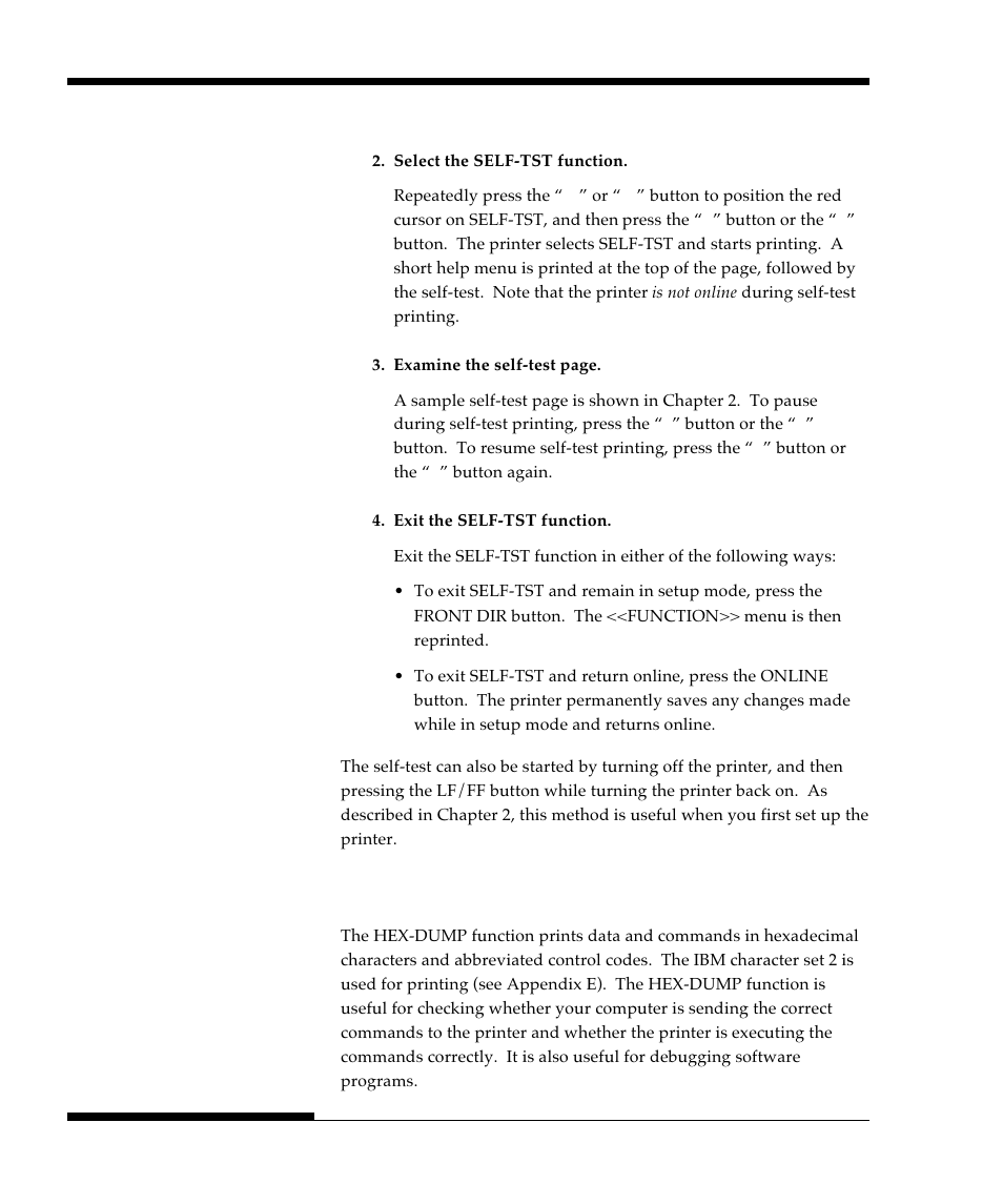 Printing hex dumps | FUJITSU DL9300 User Manual | Page 135 / 250