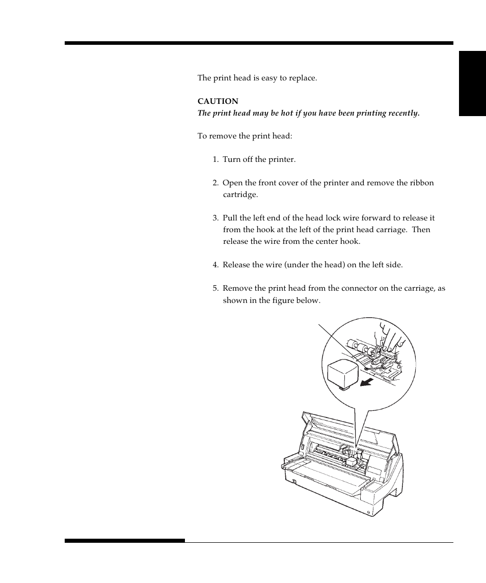 Replacing the print head | FUJITSU DL9300 User Manual | Page 152 / 250