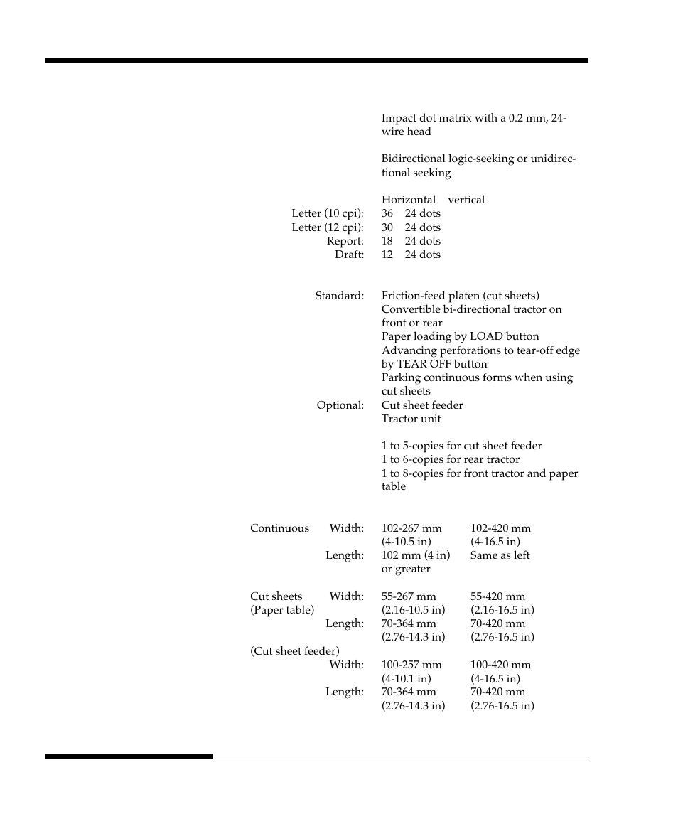 Functional specifications | FUJITSU DL9300 User Manual | Page 169 / 250