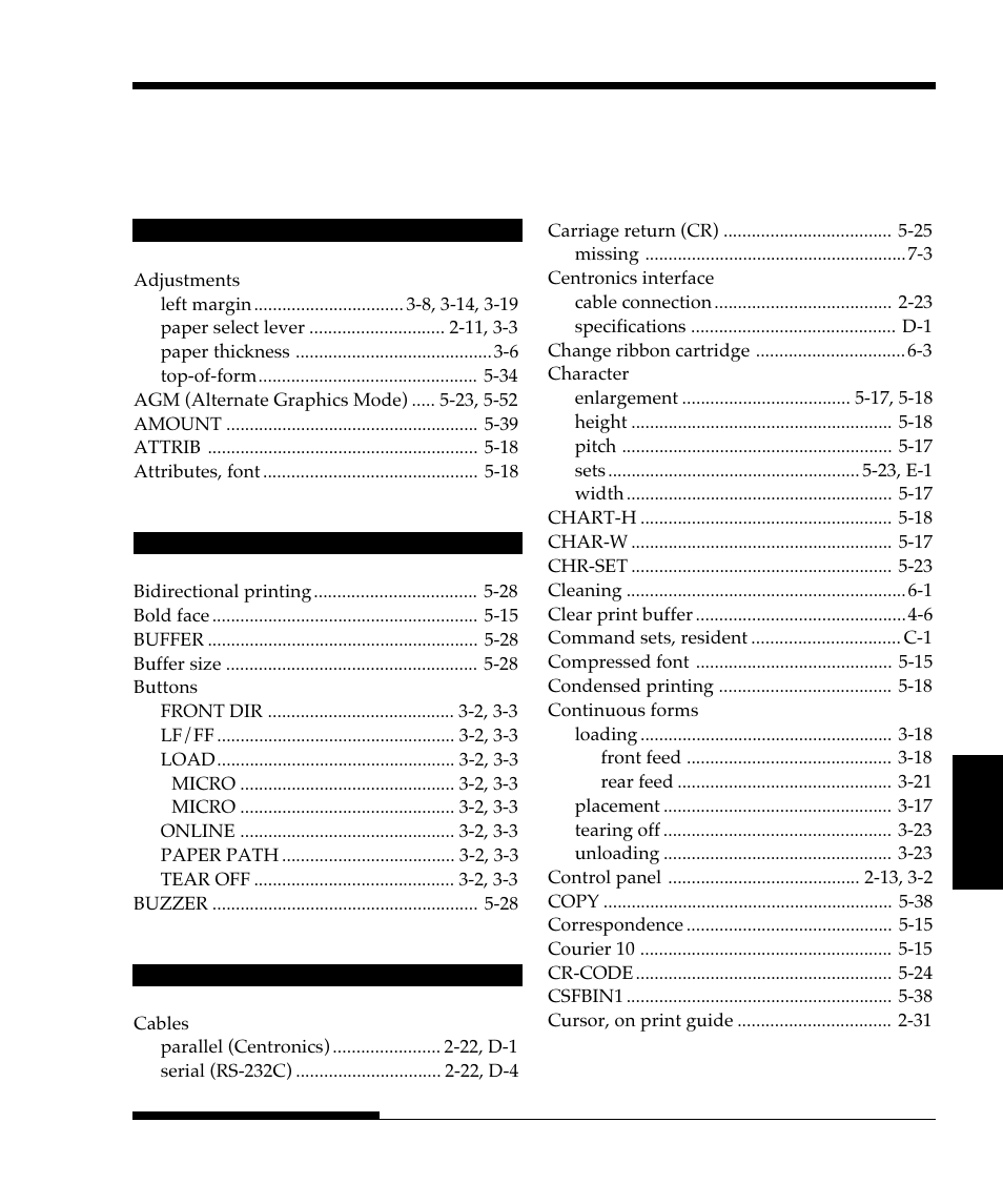 Index | FUJITSU DL9300 User Manual | Page 242 / 250