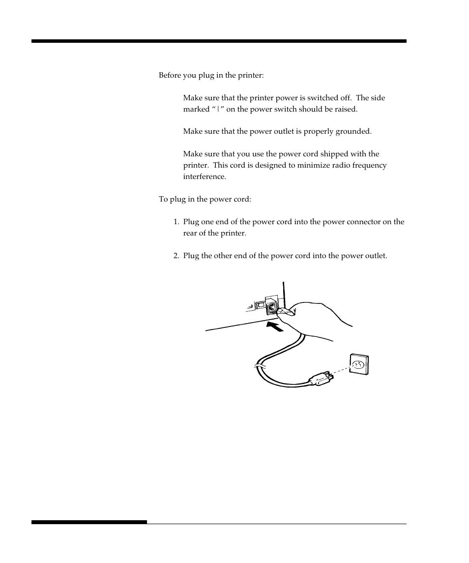Connecting the power cord | FUJITSU DL9300 User Manual | Page 33 / 250