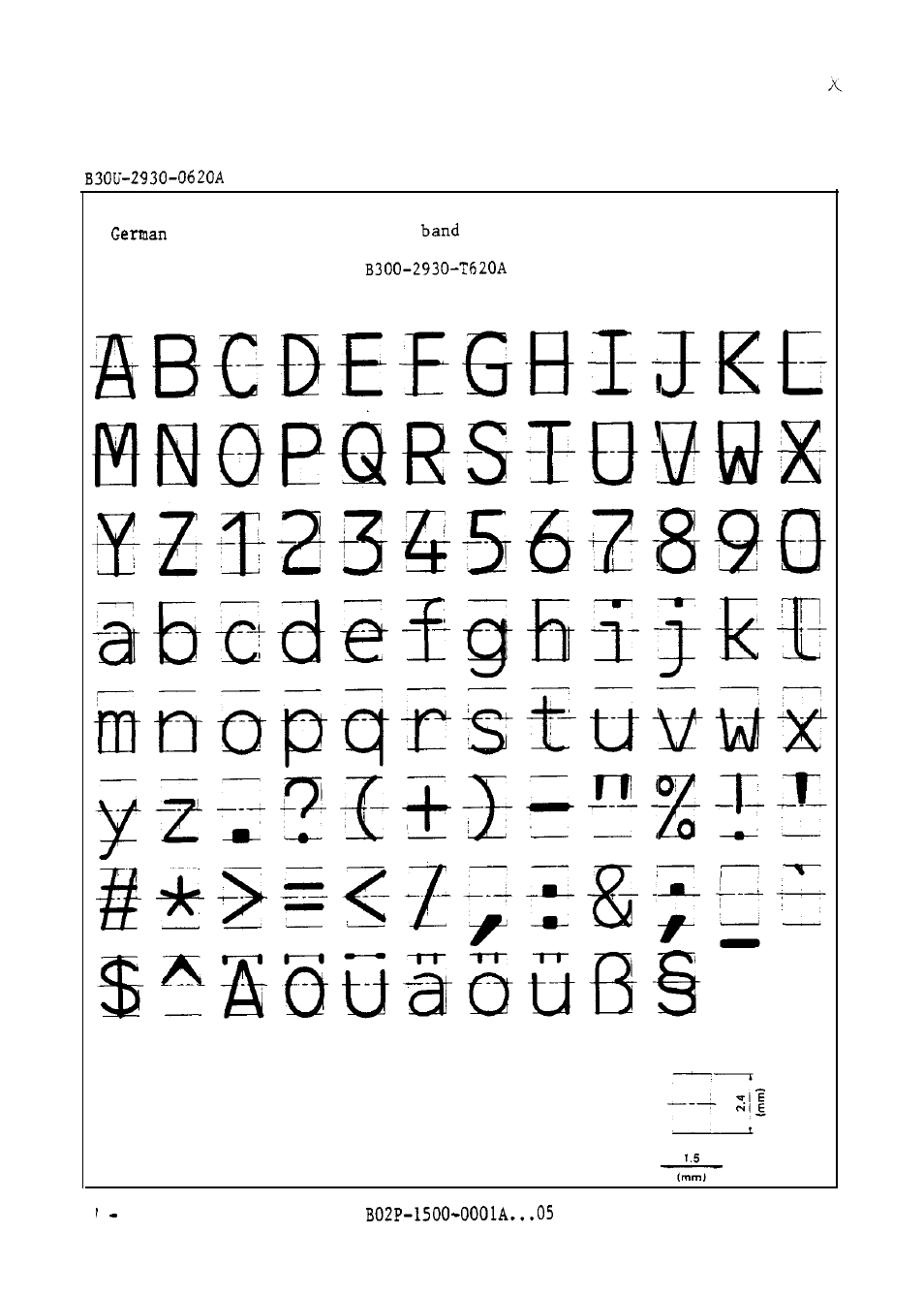 FUJITSU M304X User Manual | Page 131 / 143