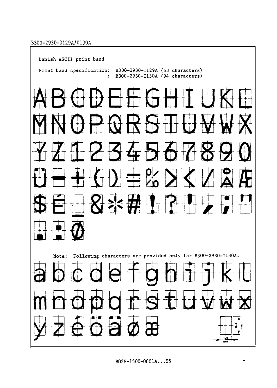 FUJITSU M304X User Manual | Page 136 / 143
