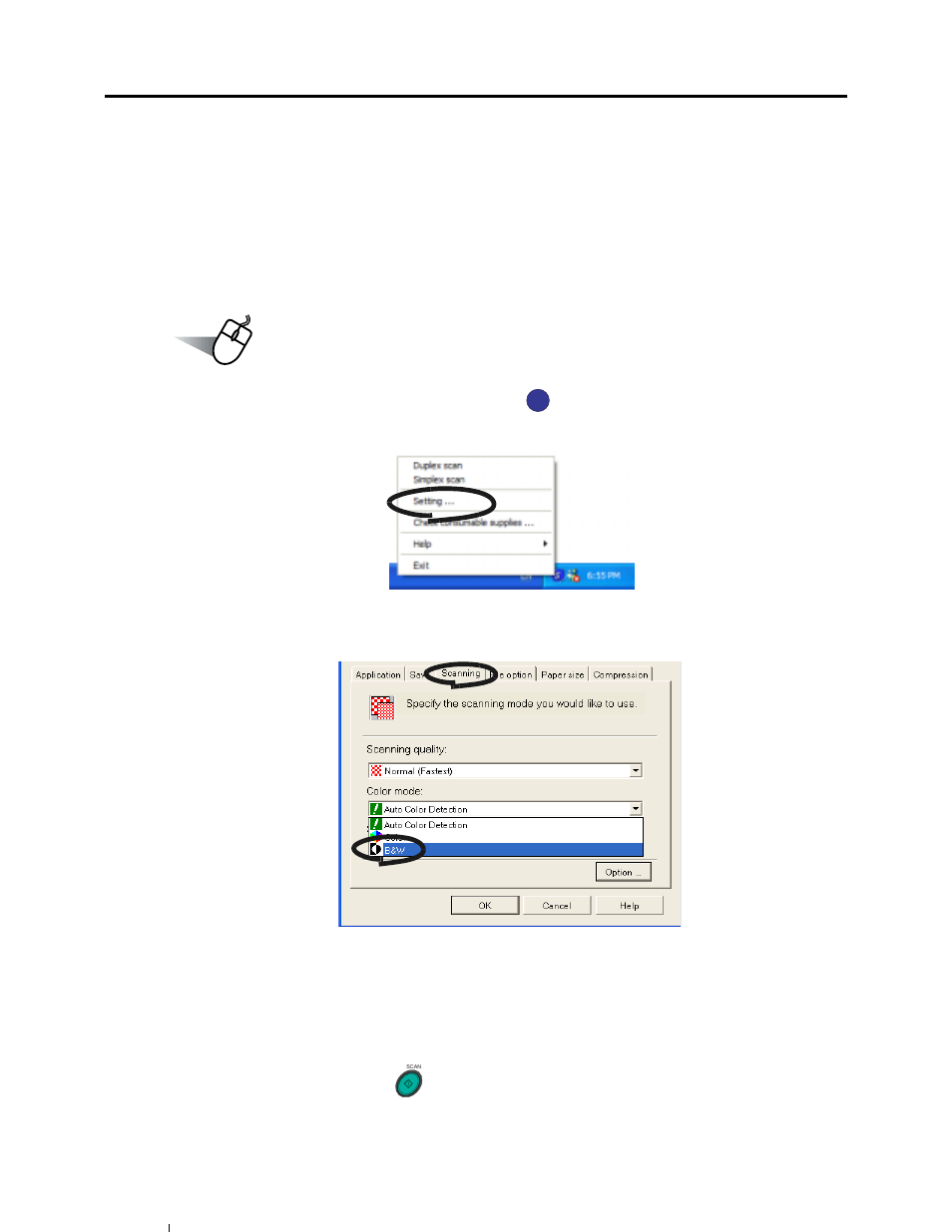 54 ■ scanning color document in black and white | FUJITSU fi-5110EOX User Manual | Page 70 / 135