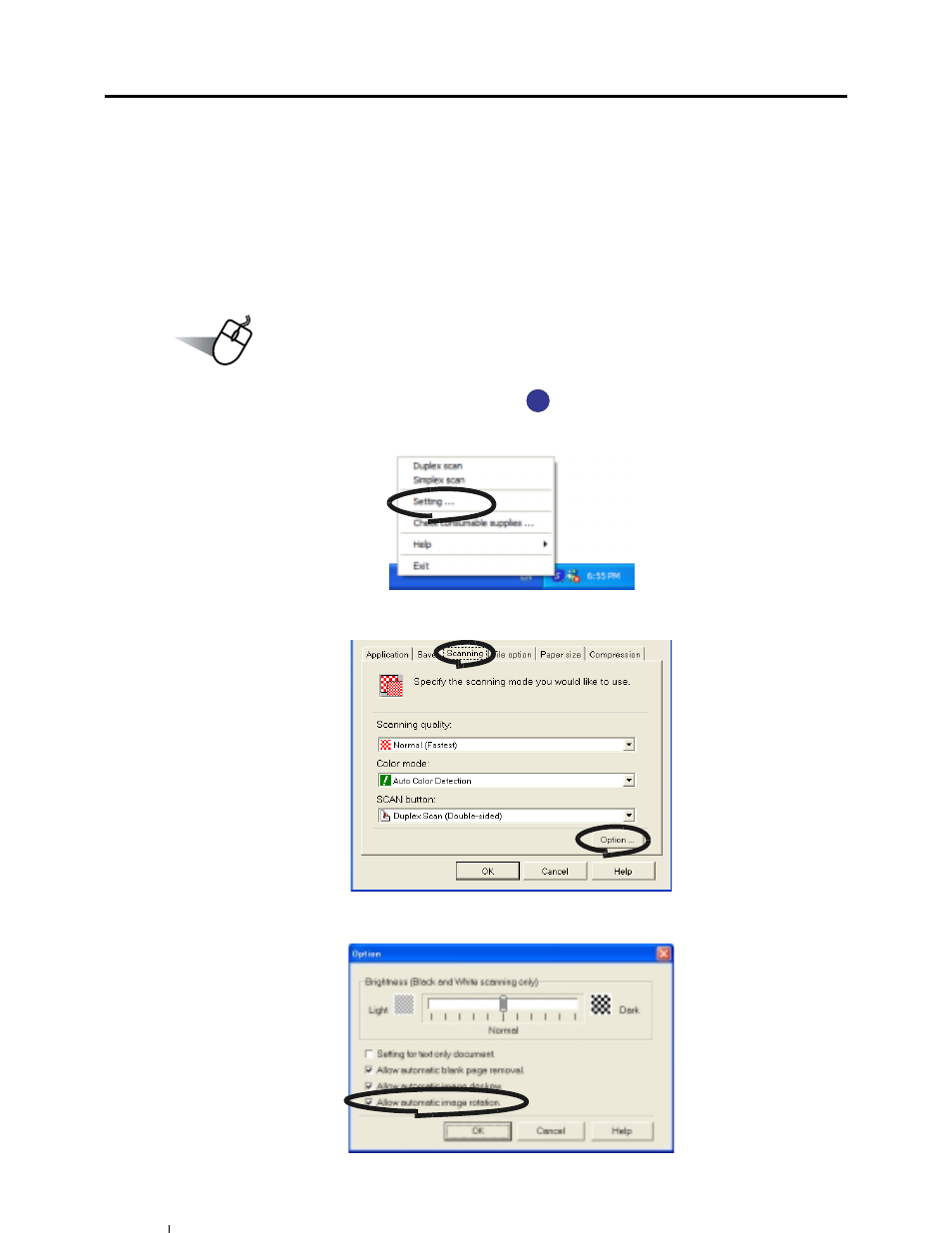 60 ■ correcting the orientation of scanned images | FUJITSU fi-5110EOX User Manual | Page 76 / 135