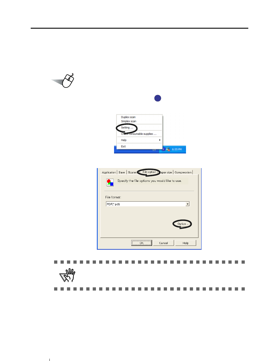 64 ■ saving scanned images as different files | FUJITSU fi-5110EOX User Manual | Page 80 / 135